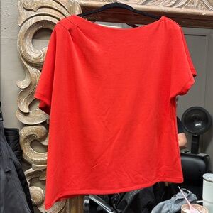 Nine Britton Vibrant Red Top